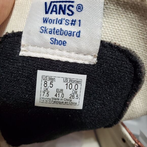 VANS OG MENS SZ 8.5 SK8-HI LX HAIRY SUEDE RUSSET BROWN VN0A4BVBTIX SNEAKERS - Picture 11 of 14